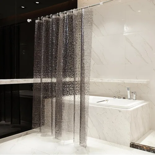 Forro de cortina de ducha impermeable EVA 8G - Ganchos a prueba de óxido, imanes de servicio pesado - Mejora tu baño con durabilidad y elegancia