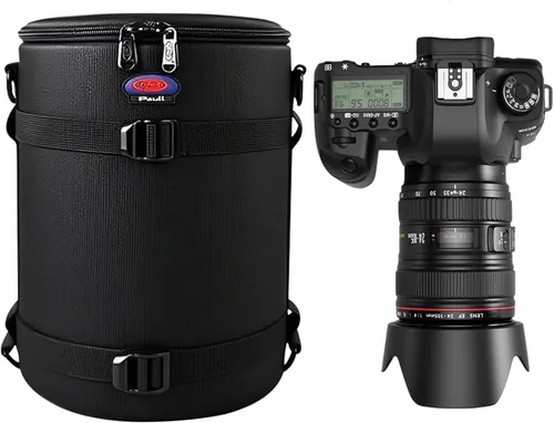 Vista 10 de Funda para lente de cámara DSLR, compatible con Canon Nikon Pentax Sony Olympus Panasonic y otras lentes de cámara