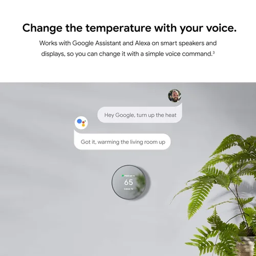 Vista 10 de Kit de embellecedores para el termostato Google Nest - Hecho para el termostato Nest - Accesorio de termostato programable con Wifi - Nieve