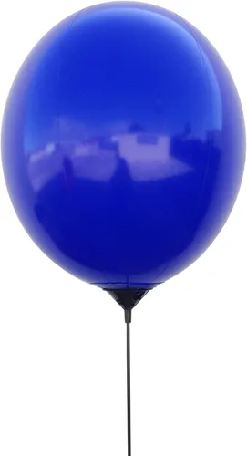 Kit de ventana de globo reutilizable con clip y poste extraíbles, publicidad de concesionarios de automóviles, vinilo resistente a la intemperie Azul
