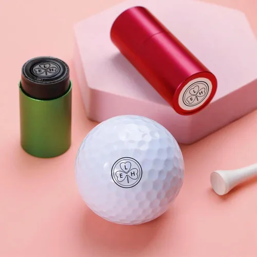 Vista 7 de Drawelry Sello personalizado para pelotas de golf, sello de marcador de pelota de golf personalizado con monograma reutilizable, impermeable