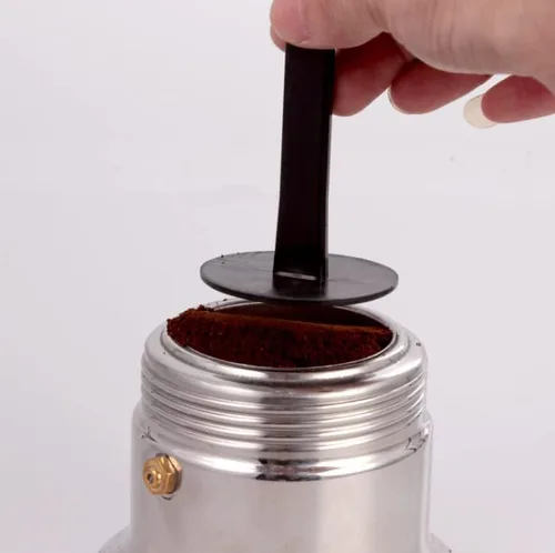 Vista 4 de HLLMX - 1 máquina multifuncional de cuchara de medición de café de plástico para medir café, herramienta de cocina, cuchara de polvo, cuchara