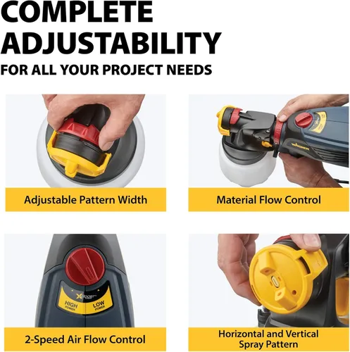 Vista 3 de Wagner Spray Tech 0529011 Flexio 570 pulverizador de pintura manual para interiores y exteriores, 0529011