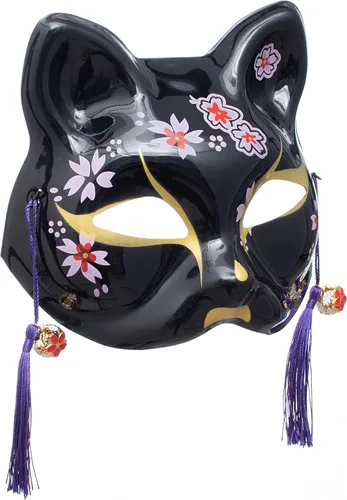 Vista 7 de Kitsune Inu Boku - Lindo gato japonés para cosplay, media máscara, Navidad