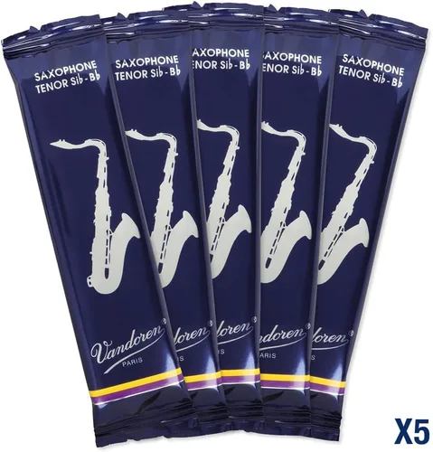 Vista 7 de Lengüetas SR2215 tenor para saxofón, fuerza de 1.5, 5 unidades, de la marca Vandoren