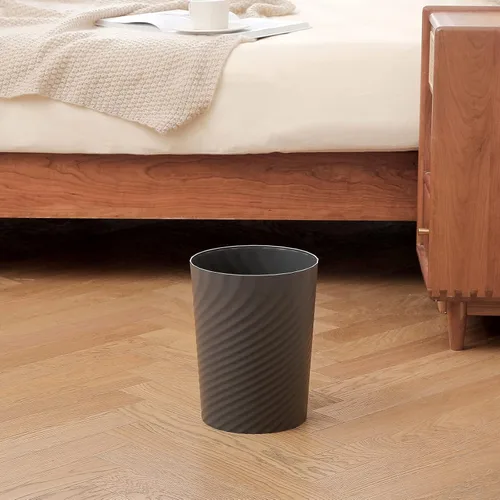Vista 23 de UUJOLY Cubo de basura pequeño de plástico, cesta de basura para baños, lavandería, cocinas, oficinas, habitaciones de niños, dormitorios