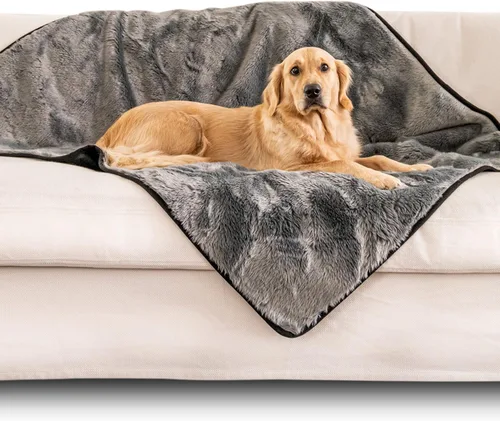 Vista 20 de PupProtector - Manta impermeable para perros y gatos, funda de manta para mascotas para sofás, sillones, camas, asientos de automóvil, muebles, piel
