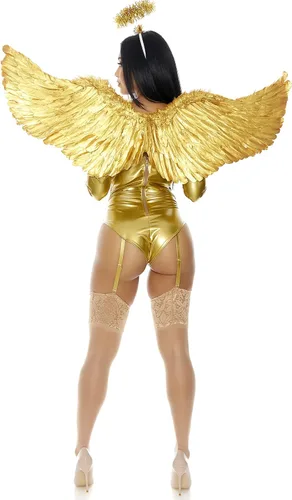 Vista 2 de Forplay Disfraz de ángel sexy Heaven Sent para mujer