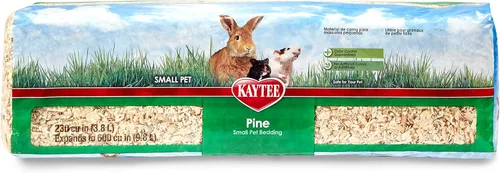 Vista 4 de Kaytee Cama de Pino para Animales Pequeños para Mascotas Conejillos de Indias, Conejos, Hámsters, Jerbos y Chinchillas, 9.8 Litros