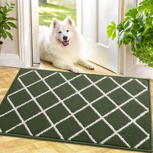 Vista 32 de Finchitty Alfombra para Puerta Interior, Resistente a la Suciedad y Absorbente, de Perfil Bajo, Antideslizante, Lavable, Alfombras de Piso