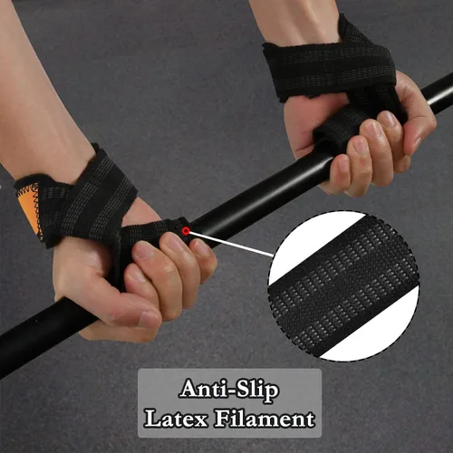 Vista 6 de Sunset Gradient Weightlifting Wrist Wraps 26" Neoprene Padded Heavy Duty Wrist Workout Straps for Weightlifting, Bodybuilding, Strength Training