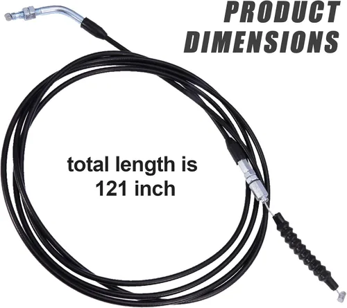 Vista 2 de Cable de acelerador Go Kart de 121 pulgadas, ajuste universal para 150CC 250CC Kazuma Kandi Roketa GK-28A Sunl Spyder Go Kart