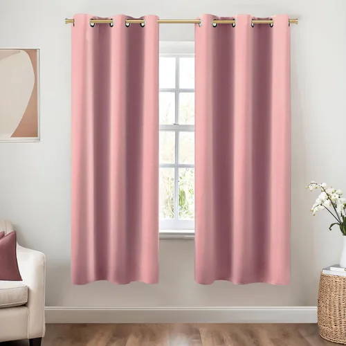 Vista 157 de KOUFALL Cortinas Doradas de Lujo Opacas para Sala de Estar, Elegantes Modernas Cortinas para Sala de 84 Pulgadas de Largo 2025