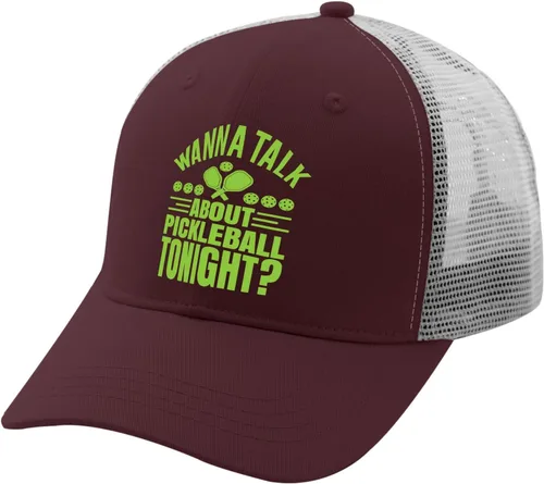 Vista 2 de Dad Hat Wanna Talk About Pickleball Tonight Dad Hats, Vintage Dad Hats for Women