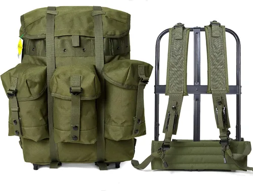 Vista 12 de MT Mochila Militar Alice Pack Mediana del Ejército de Supervivencia Combate ALICE Rucksack Backpack