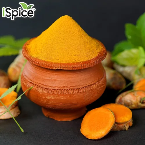 Vista 7 de iSpice Pure Premium - Polvo de cúrcuma molida Tumérica fresca totalmente natural Extracto de raíz de cúrcuma dorada listo para usar Especias