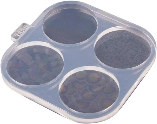 Vista 3 de Angel Wings Molde de resina redondo de 1.5 pulgadas para carrete de insignias, enchufe de teléfono, fabricación de joyas de bricolaje, fundición