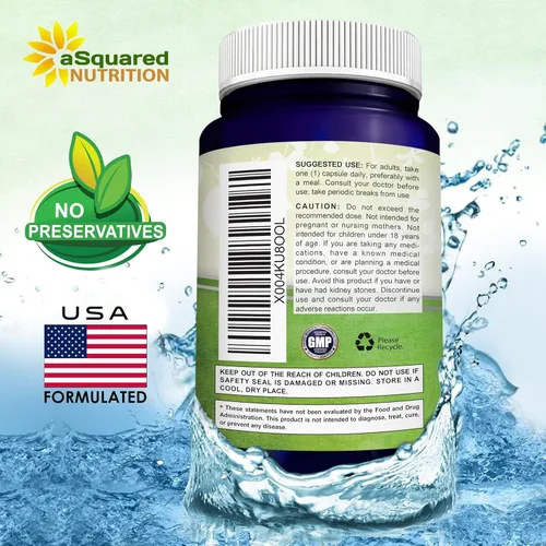 Vista 8 de aSquared Nutrition - Suplemento de Quercetina 500 mg – 60 Cápsulas – Píldoras de Polvo Complejo de Quercetina Dihidrato para Apoyar la Respuesta