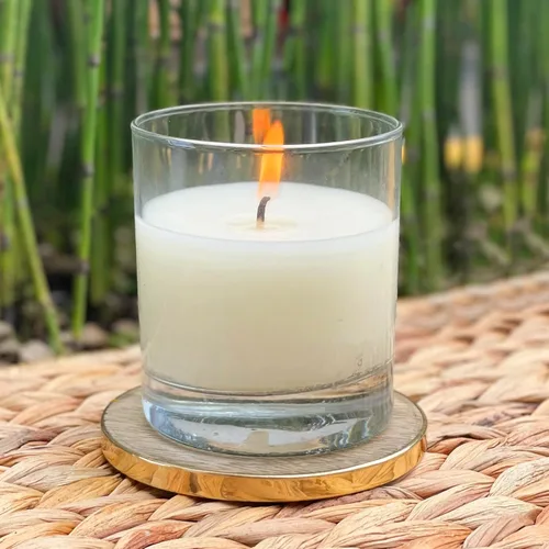 Vista 5 de Perlas de cera de coco y soja para hacer velas 5 libras de pastillas de cera de coco y soja para la fabricación de velas Mezcla suave
