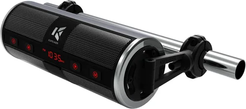 Vista 7 de KSPEAKER Sistema de Audio para Motocicleta Bluetooth Impermeable con Radio, Amplificador Integrado, Reproductor Mp3 de 3 Pulgadas de Metal, Ideal