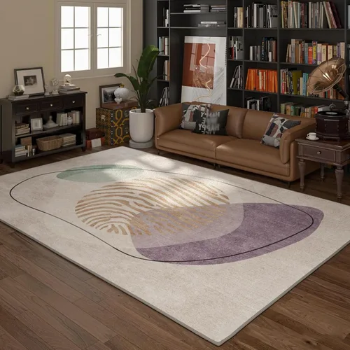 Vista 11 de Removable Washable Graphene Electric Heating Carpet Plush Heated Area Rug Indoor Floor Heating Mat Foot Warmer with Timer Fast Warm Up, Heated Floor
