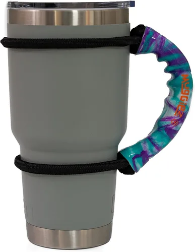 Vista 18 de MugGiez Mango universal para bebidas, Stormy - Azul marino y plateado, el mango original de la taza, calidad premium, resistente, tazas, tazas