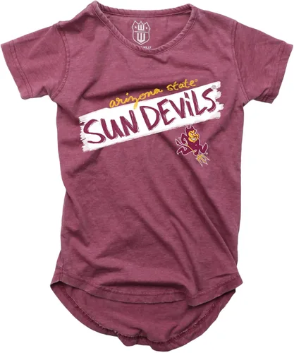 Vista 51 de Wes and Willy NCAA - Camiseta Burnout para niñas S/S