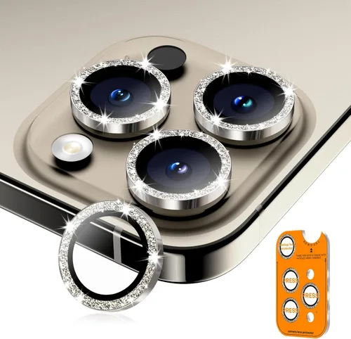 Vista 32 de Protector de lente de cámara para iPhone 17 Pro Max/17 Pro/16 Pro Max/16 Pro/15 Pro Max/15 Pro/14 Pro Max/14 Pro, cubierta individual de cámara