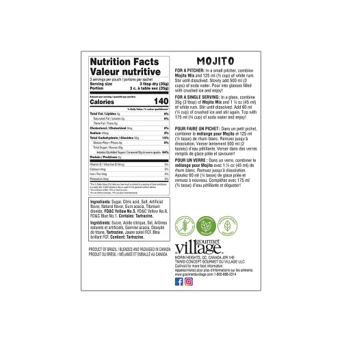 Vista 2 de Gourmet du Village Mojito Mix