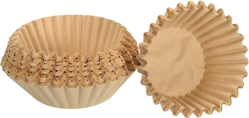 Vista 7 de PATIKIL Filtros de café para cesta de 1 a 2 tazas, filtro de papel blanco, cafetera de goteo de 6.1 x 1.8 pulgadas, cafetera desechable universal