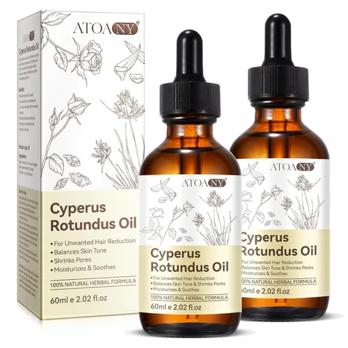 Vista 8 de Aceite Cyperus Rotundus de 2.02 onzas líquidas, aceite natural Cyperus Rotundus para depilación, inhibe el crecimiento del cabello, reduce