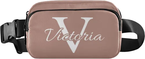Vista 11 de Riñoneras personalizadas para mujeres y hombres, bolsa de cinturón personalizada con correa ajustable, riñoneras de moda, bolsa cruzada para la #01
