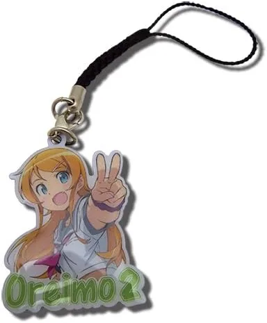Great Eastern Entertainment Oreimo 2 Kirino - Dije metálico para teléfono celular, Metal, No es una piedra preciosa