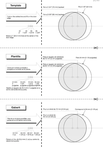 Vista 4 de Amazon Basics Cerradura de seguridad para teclado electrónico tradicional, entrada con cerradura de llave, 6 paquetes, 1 caja, bronce aceitado