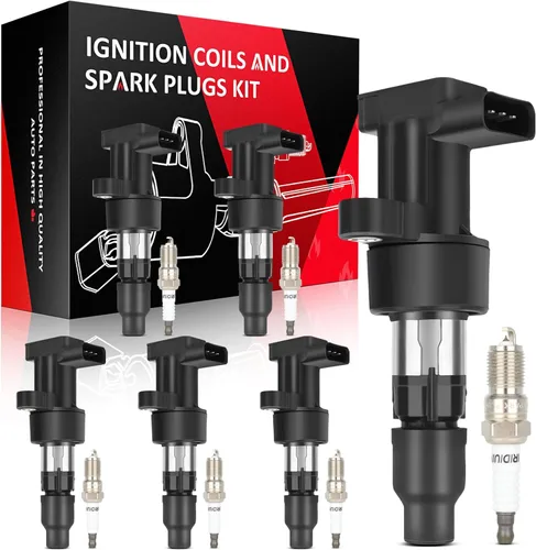 Vista 109 de SCITOO Paquete de bobinas de encendido compatible con Mitsubishi Outlander 2.4L 2014 2015 2016 2017 UF814 C-911 49114 1 PCS