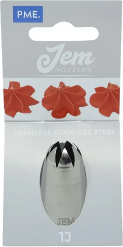 Boquilla de tubería JEM pequeña curvada estrella Savoy no. 1J