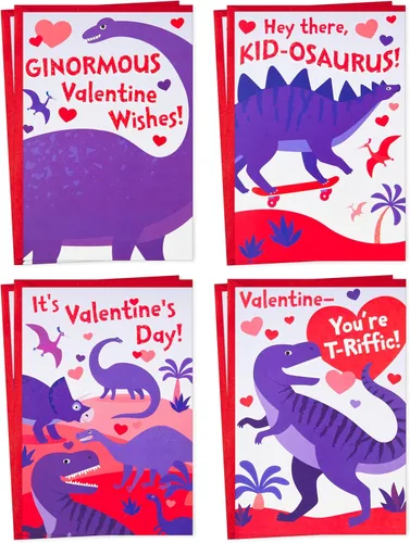 Vista 9 de Hallmark Vida - Surtido de tarjetas españolas para el día de San Valentín para niños, 8 tarjetas del día de San Valentín con sobres