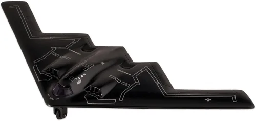🛦 Avión Bombardero Sigiloso B-2 de la Fuerza Aérea de los Estados Unidos, 10 pulgadas de ancho, Modelo de Juguete de Metal Fundido a Presión con