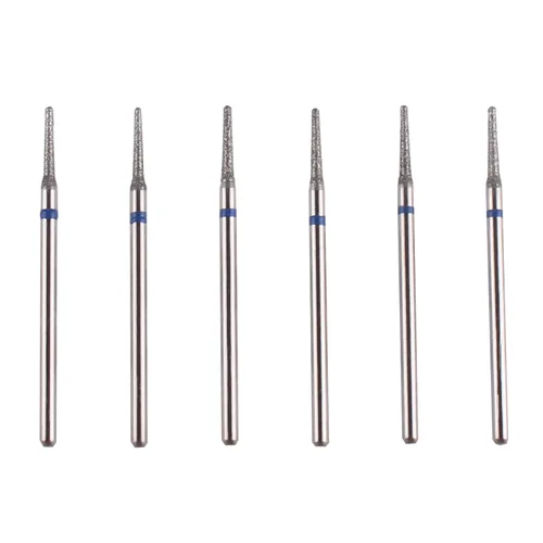 Vista 6 de MZCMSL 6 brocas de uñas limpias con forma de bola, vástago 3/32 Pro Diamond Stone Nail Bit para manicura de salón de uñas