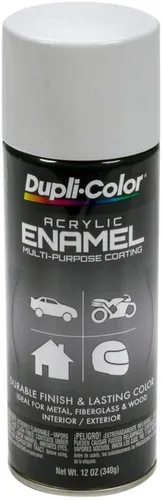 Vista 19 de Esmalte acrílico Dupli-Color de uso general, 12 onzas líquidas, negro (Semi-Gloss Black)