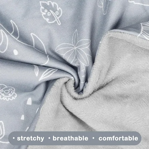 Vista 2 de DILIMI Funda de almohada de lactancia, fundas de lactancia suaves y elásticas para almohadas de lactancia, 1 paquete de funda reversible extraíble