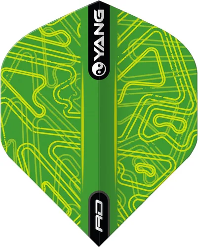 Vista 5 de RED DRAGON Yin Yang - Vuelos de dardos de doble cara, 3 juegos por paquete (9 vuelos de dardos en total)