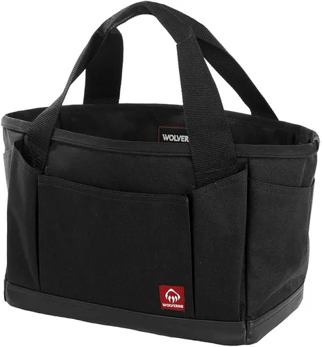 Vista 16 de WOLVERINE Tool Bag Tote Utility Roll Durable Nailhead Nylon, Adjustable Straps, and Versatile Pockets