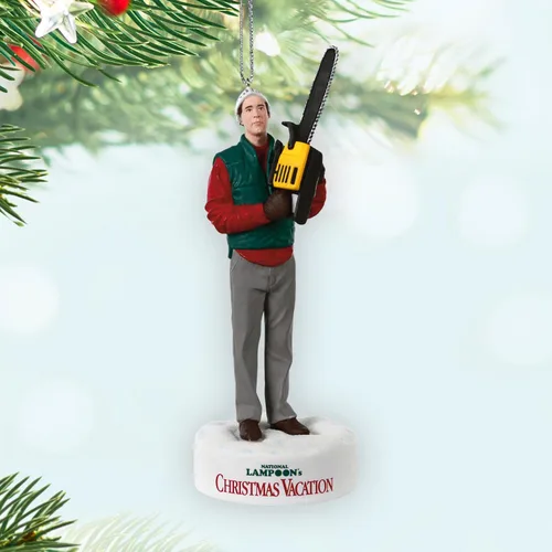 Vista 3 de Hallmark Keepsake Adorno de Navidad, National Lampoon's Vacaciones de Navidad El Árbol de Navidad con Sonido, Regalos de Película