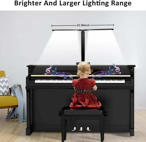 Vista 3 de Doeklpo Lámpara de escritorio, lámparas de escritorio para oficina en casa, lámpara de escritorio LED con puerto de carga USB, 5 modos