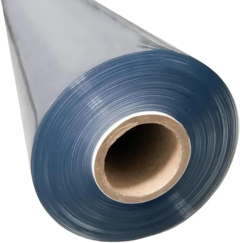 Rollo de vinilo transparente, grado marino, hoja de calibre 20, 72 pulgadas Estándar