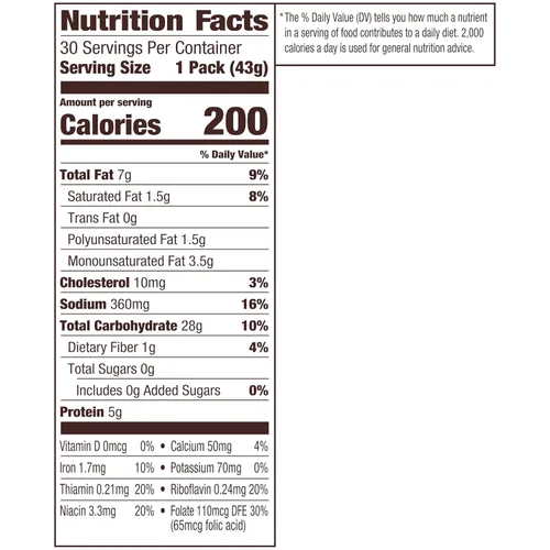 Vista 21 de Goldfish Galletas de Queso Cheddar, Galletas de Snack Horneadas, Paquetes de Snack de 1 onza para Llevar, Caja de 20