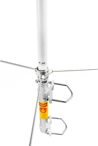 Vista 7 de Diamond Antenna Antena repetidora base de doble banda X30A - Antena UHF VHF de alta ganancia de 6.6 ft27.6 in con ganancia de 6,5 dB y construcción