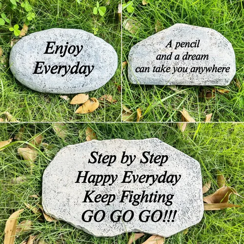 Vista 4 de Zatanmulo Piedra conmemorativa personalizada para mascotas, piedra conmemorativa de jardín personalizada, lápida para perros, lápida para gatos