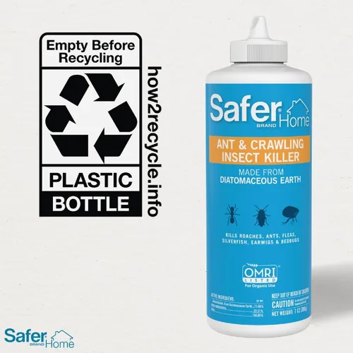 Vista 3 de Safer Brand 5168 Hormigas de polvo de tierra de diatomeas, insectos rastreros y insectos, 7 onzas